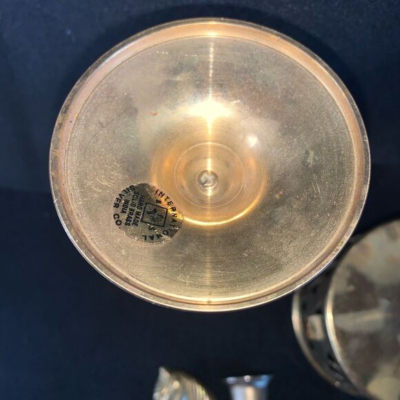 Triptych Brass Candle Holder Set - Joy Design, Rocking Horse, Voltive Pine Trees - Picture 13 of 13